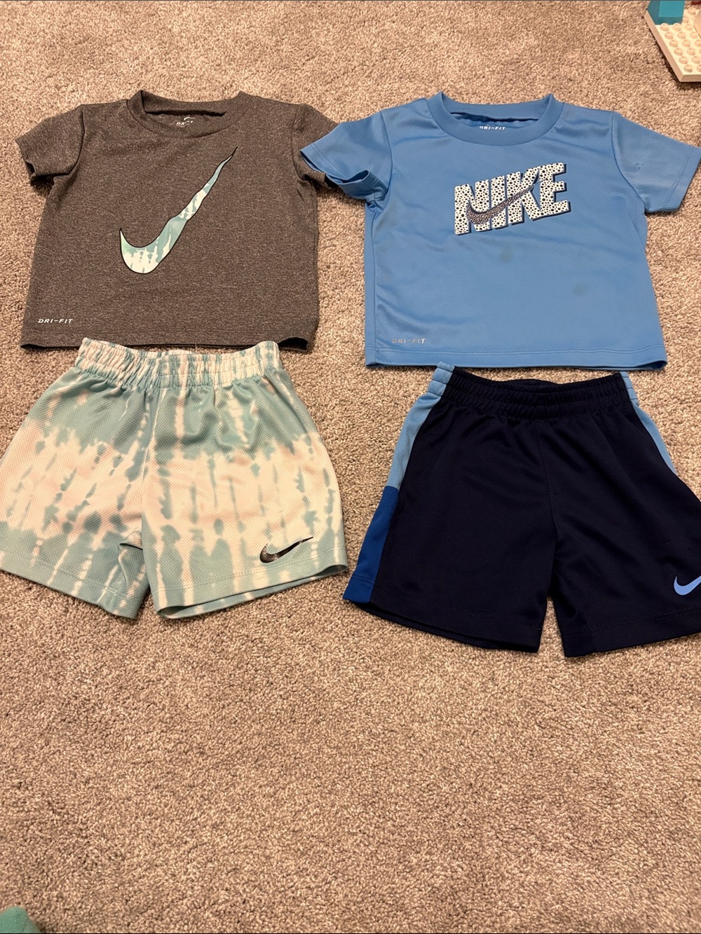 Nike toddler Active Tops & Shorts lot